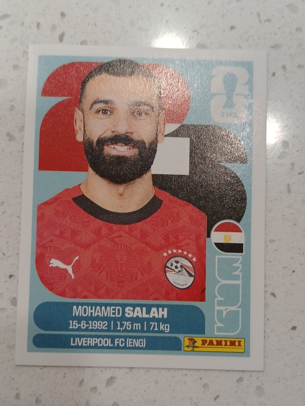Mohamed Salah Panini Sticker 2026